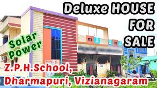 -862  Deluxe house for sale with solar power  Vizianagaram house for sale  independent   sale