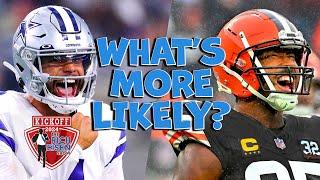 What’s more Likely Rich Eisen Talks Cowboys-Browns Bengals-Pats Bills-Dolphins & More