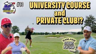 BEST COLLEGE GOLF COURSE? R&S Sharf at Oakland University - Playing Every Michigan Golf Course