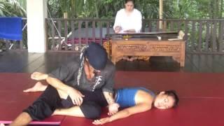 ZenThai Tutorial  Massage Flow 2013 with Gwyn Williams at Shanti Agung Bali