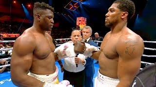 Francis Ngannou Cameroon vs Anthony Joshua England  KNOCKOUT BOXING fight HD 60 fps