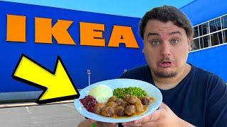 Eating IKEA Food For The First Time **Meatballs**