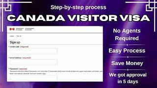 Canada Visitor Visa Form Filling 2023  New IRCC Portal  Quick Results  Canada Tourist Visa Form