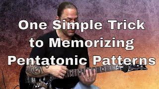 1 Weird Trick to Memorizing Pentatonic Patterns  GuitarZoom.com