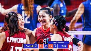 Chatchu-On Moksri Destroyed Volleyball Team Canada  Womens VNL 2023