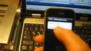 iPhone wifipad Mach3CNC remote