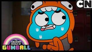 Gumball  Gumball Brushes His Teeth With Dads Back Brush?  The Voice   Cartoon Network