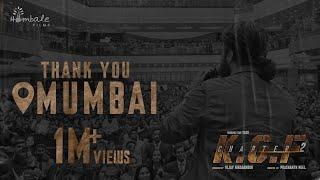 KGF Chapter 2 Mumbai Sneak Peek Yash Sanjay Dutt RaveenaSrinidhi Prashanth Neel Hombale Films