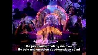 Celine Dion &   Destinys Child - Emotion Live  HQ Subtitles ENGSPA