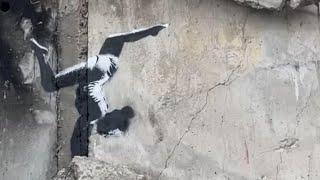 Banksy’s Work Appears in Ukraine