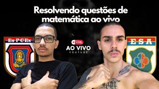 RESOLVENDO QUESTÕES DE MATEMÁTICA AO VIVO