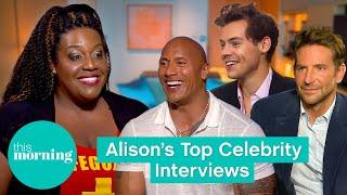 Alison Hammonds Iconic Celebrity Interviews  This Morning