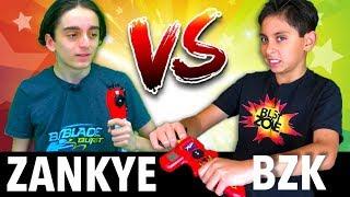 Beyblade Battle Blast Zone Kid vs Zankye Beyblade Burst Hasbro Star Storm Battle Set Giveaway