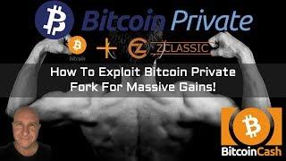 How To Exploit Bitcoin Private Fork For Massive Gains