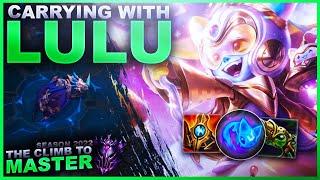 CARRYING WITH LULU - Climb to Master  League of Legends