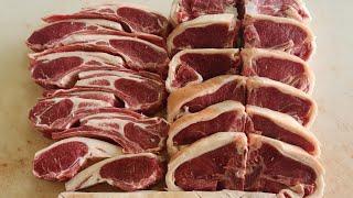 Butchering Lamb Loin  Loin Chops Cutlets Rack Of Lamb