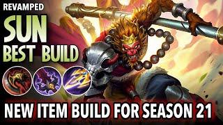 BACK TO META  Revamped Sun Best Build in 2021  Sun Revamp Build and Emblem Set - Mobile Legends