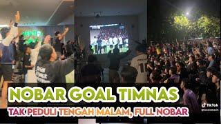 NGERIPERAYAAN GOAL RAGNAR DILUAR LAPANGAN NOBAR TIMNAS CORE - Arab Saudi vs Indonesia 1-1