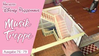 DISNEY Puppenhaus 76 - 79  Musikzimmer Treppe der Aristocats  Hachette