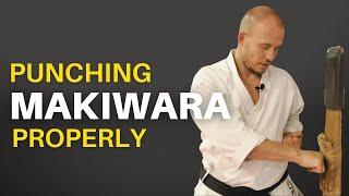 Punching makiwara an intro to safe training