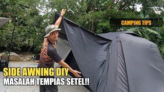 DIY SIDE AWNING TENT VICORE  TAK PERLU KOS MAHAL BUAT SENDIRI PUN BOLEH UNTUK ELAK TEMPIAS HUJAN