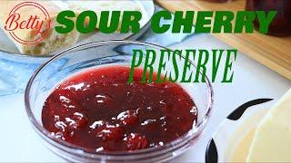 DELICIOUS SOUR CHERRY PRESERVE