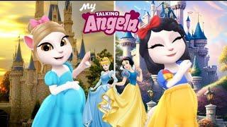 Pregnant Princesses Disney  Cinderella  Snow White  My Talking Angela 2 #angela2​ #cosplay​