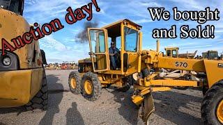 Heavy equipment and truck auction day we sell some things and bought some things