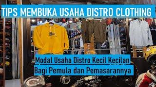 Modal Usaha distro kecil kecilan bagi pemula dan pemasaranya