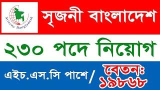 ২৩০ পদে সৃজনী এনজিও বিশাল নিয়োগ 2023 Srizony Ngo Job Circular 2023