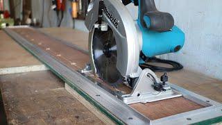 Make A Circular Saw Guide Track   DIY Cutting Guide For Circular Saw