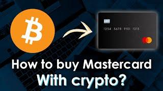 How to buy Mastercard with crypto  Virtual prepaid mastercard