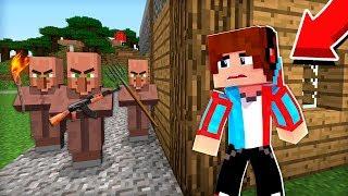 ЗАЧЕМ ЭТИ ДЕРЕВЕНСКИЕ ЖИТЕЛИ ОХОТЯТСЯ ЗА МНОЙ В МАЙНКРАФТ  Компот Minecraft