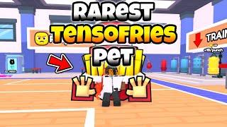 I GOT RAREST 1 OF 1 TENSOFRIES PET In Roblox Arm Wrestle Simulator