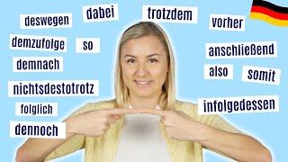 Besser sprechen und schreiben mit Textkonnektoren  Deutsch lernen B1B2