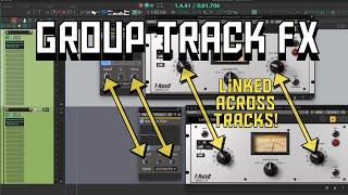 Link FX Controls across tracks Track FX Grouping Script