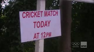 Nudist colony #cricket match