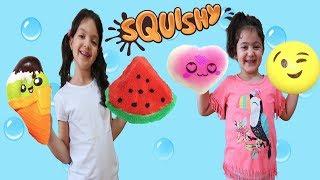 EN UCUZA SQUISHY KENDİ SQUISHYIMIZI KENDİMİZ YAPTIK  -  SQUISHY FOOD fun kid video