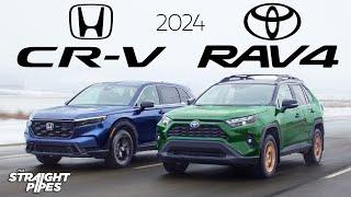 2024 Honda CR-V vs Toyota RAV4 Review - BEST SELLERS