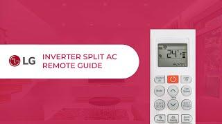 LG Inverter Split AC Remote Guide  Special Functions