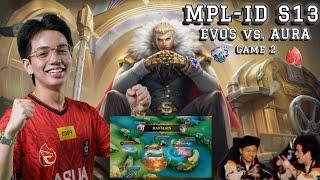 Casters Cant believe in YAWI Tigreal set-up  EVOS vs. AURA  MPL-ID S13  GAME 2