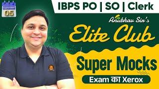 IBPS  PO  SO  Clerk Mains  2024  English  SBI PO & Clerk 2024  Supermocks by Anubhav Sir Sep 5