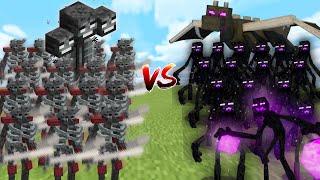 Extreme WITHER  vs ENDER DRAGON in Minecraft Mob Battle