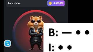 HAMSTER KOMBAT MORSE CODE FOR TODAY