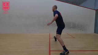 Squash Footwork FH Volley