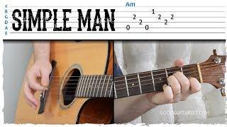 Simple Man Guitar Tutorial - Lynyrd Skynyrd  Arpeggiate Basic Chords