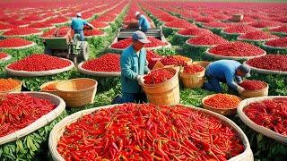 Billion dollar chili farm Discover how Chinese farmers grow and harvest chili