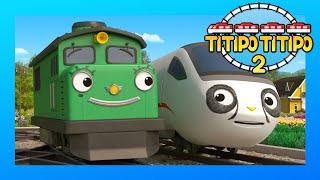 TITIPO S2 Compilation 21-26 l Train Cartoons For Kids  Titipo the Little Train l TITIPO TITIPO 2