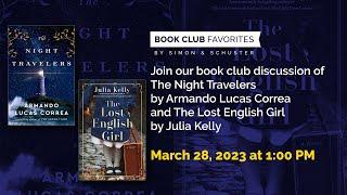 March Book Club Favorites THE NIGHT TRAVELERS & THE LOST ENGLISH GIRL