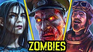 BLACK OPS 4 ZOMBIES THE MOVIE Aether Story - ALL EASTER EGG CUTSCENES INTROS AND FULL STORYLINE